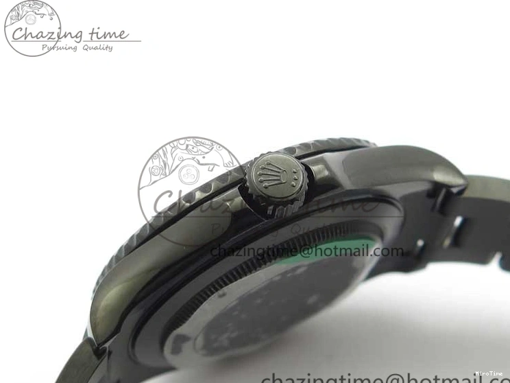 MiroTime 0901 EasyCare Yacht-Master 116622 DLC VRF Best Edition Black Dial on DLC Bracelet VR 2918